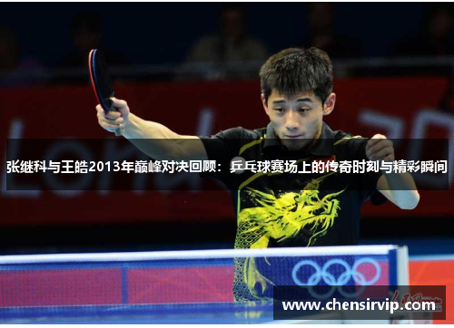 张继科与王皓2013年巅峰对决回顾：乒乓球赛场上的传奇时刻与精彩瞬间